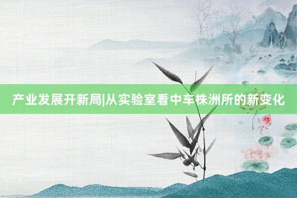 产业发展开新局|从实验室看中车株洲所的新变化