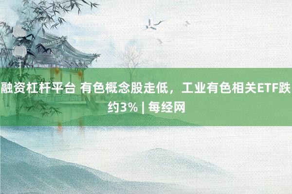 融资杠杆平台 有色概念股走低，工业有色相关ETF跌约3% | 每经网