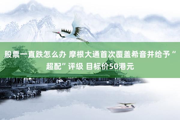 股票一直跌怎么办 摩根大通首次覆盖希音并给予“超配”评级 目标价50港元